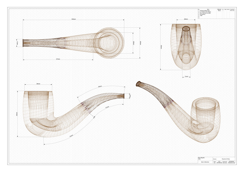 Art Thoughts - Measuring Ceci n'est pas une pipe